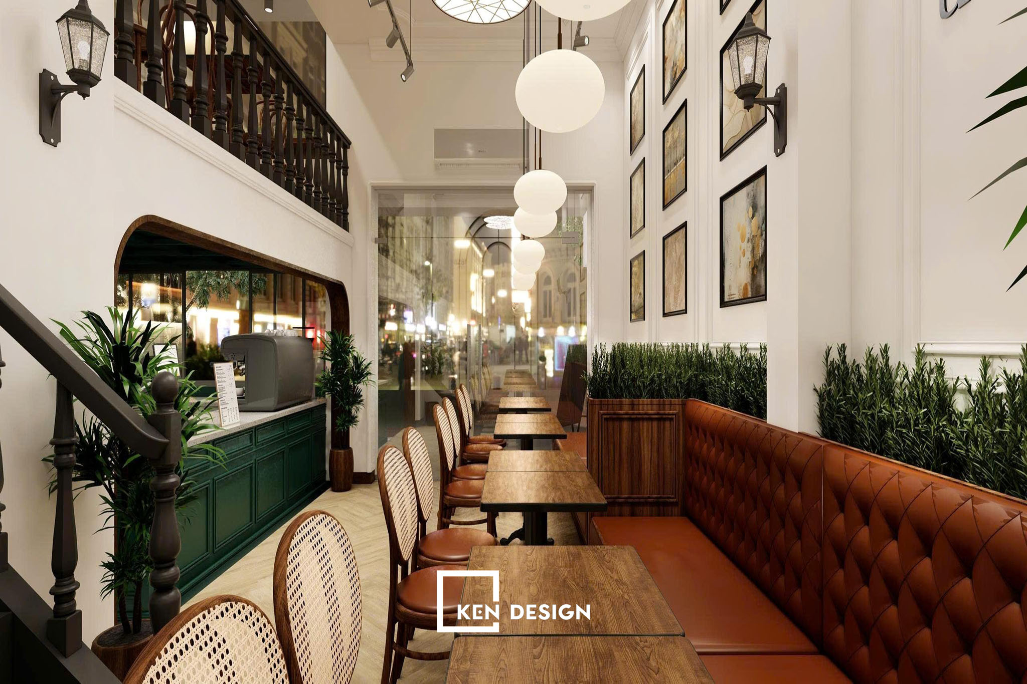 Cải tạo quán cafe không tác động kết cấu 